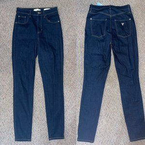 Guess High Rise Dark Jeans size 27